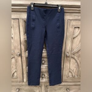 EUC Women’s CHICO Navy Blue Pull On Dress Pant Leggings (00-XS/2)